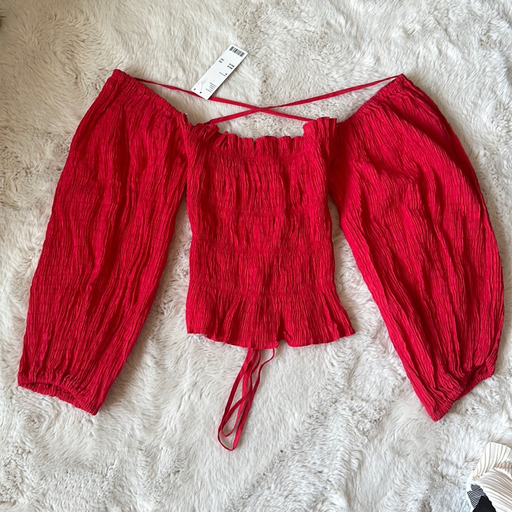 BRAND NEW WITH TAG URBAN OUTFITTER RED TOP